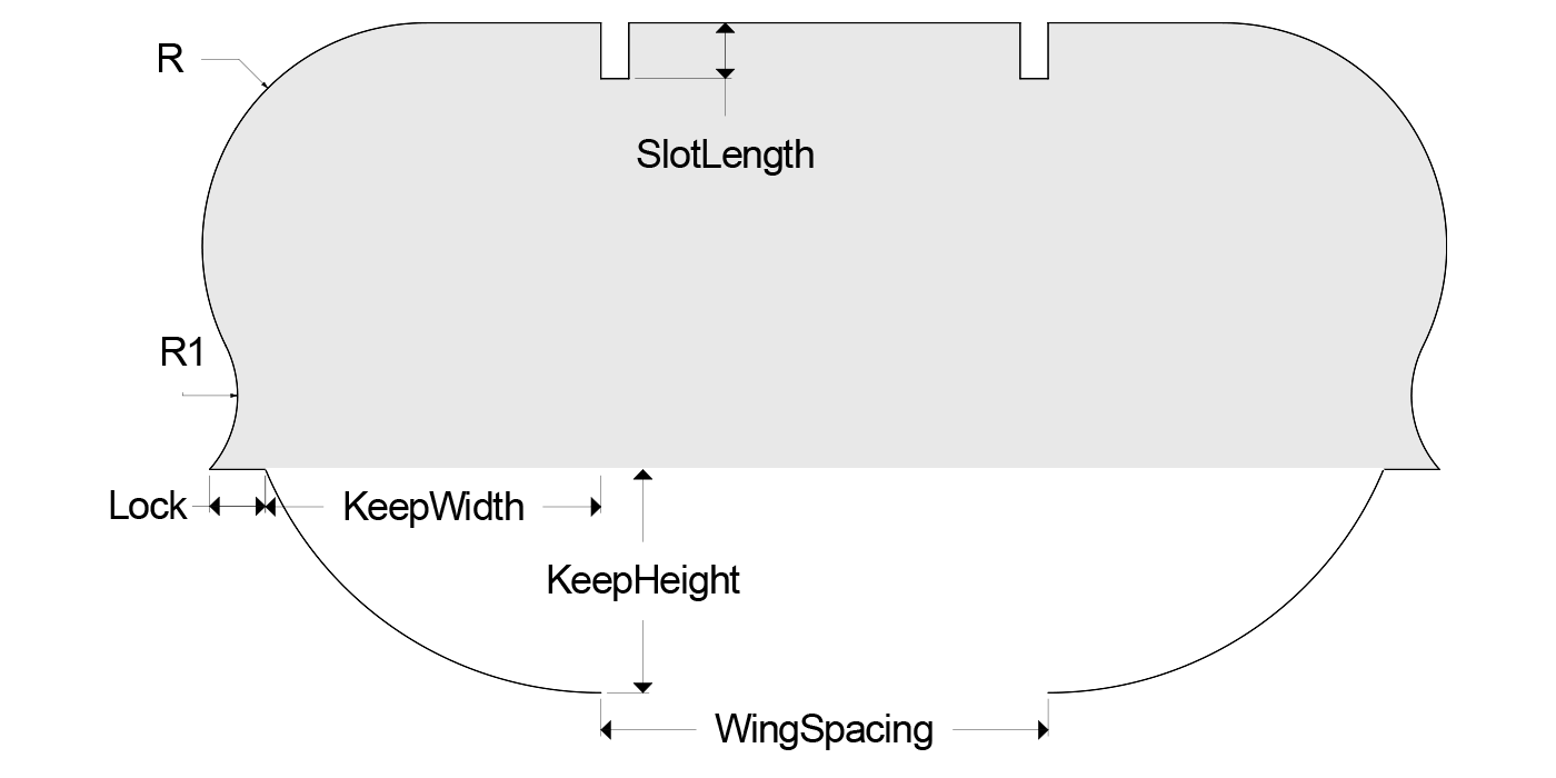 M006_Double Wing Easel Lock - View 2